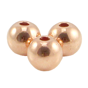 DQ Metall Perlen 4mm Rosegold (Nickelfrei)