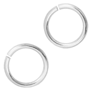 Metall Zubeh&ouml;r DQ Bindering 10.5mm Antik silber (Nickelfrei)