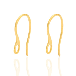 Ohrringe aus Stainless Steel - Rostfreiem Stahl mit &Ouml;se Gold