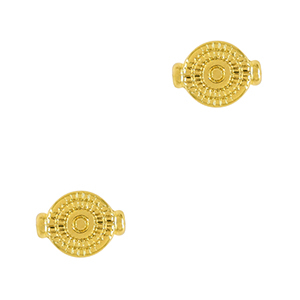 Metall Perlen DQ Muschel Gold (Nickelfrei)