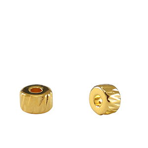 Metall Perlen DQ Tubes Gold (Nickelfrei)