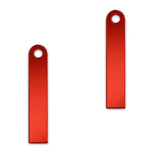 Statement-Anh&auml;nger Bar Metallic red