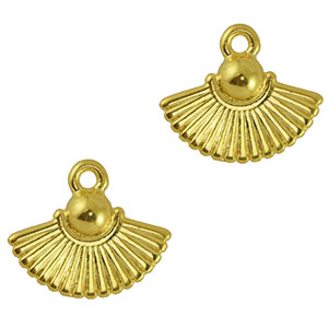 Metall Anh&auml;nger DQ L&uuml;fter Gold (Nickelfrei)