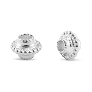 Metall Perlen DQ Spacer Bali Antik silber (Nickelfrei)