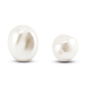 Imitationsperlen White