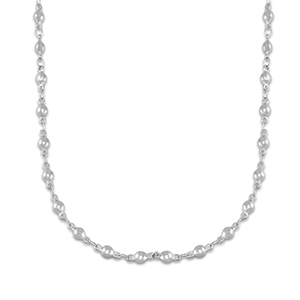 Ketten aus Stainless Steel - Rostfreiem Stahl Ball Silver