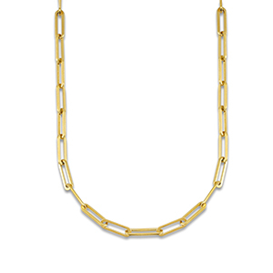 Gliederketten aus Stainless Steel - Rostfreiem Stahl Gold