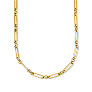 Gliederketten aus Stainless Steel - Rostfreiem Stahl Gold