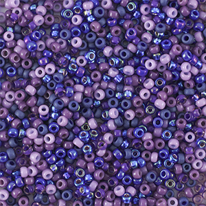 Miyuki Rocailles 11/0 Purple blues