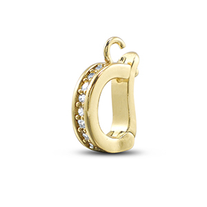 Brass TQ Metall Anh&auml;nger mit &Ouml;se Gold