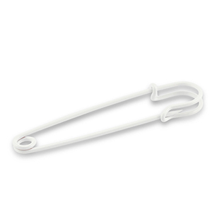 Metall Zubeh&ouml;r Schmuck-Sicherheitsnadel White