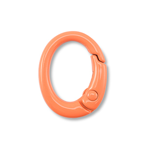 Farbiges Zubeh&ouml;r Schl&uuml;ssel Anh&auml;nger Oval Orange
