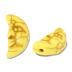 Perlen Keramik Mond Yellow