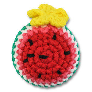Geh&auml;kelte Wassermelone Red-white-green