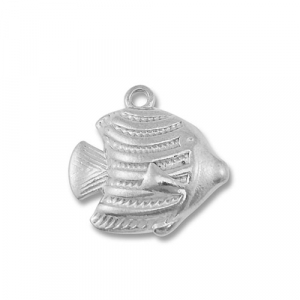 Stainless Steel - Rostfrei Stahl Anh&auml;nger Fisch Silver