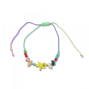 Trendy Armb&auml;nder Gemischte Perlen Multicolour-gold
