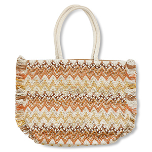 BY31&reg; Strandtasche Beige-brown-gold