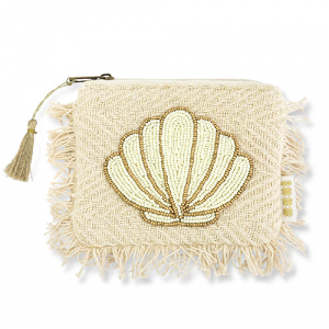 BY31&reg; Etui Muschel Beige-gold-off white