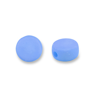 Acryl Perlen Disc Blue