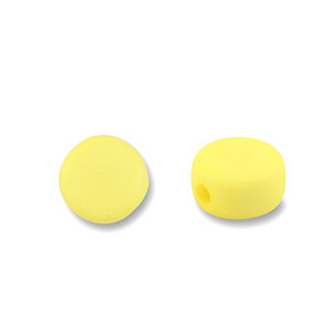 Acryl Perlen Disc Yellow