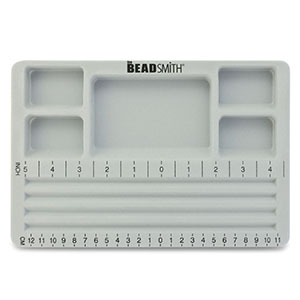 Beadsmith Perlenbrett mit Deckel Grey