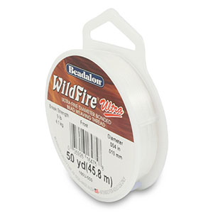 Beadalon Schmuckdraht Wildfire Ultra 0.10mm Frost white