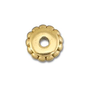 Stainless Steel - Rostfrei Stahl Perlen Spacer 6mm Gold