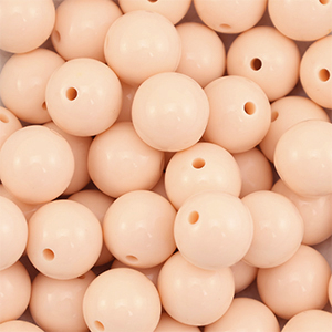 16 mm DQ Acrylperlen Nude peach