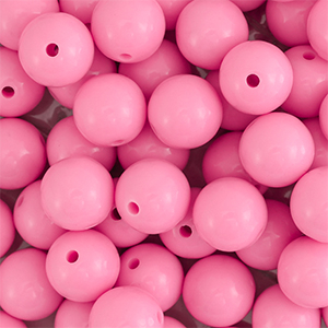 16 mm DQ Acrylperlen Pink