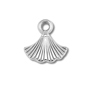 Stainless Steel - Rostfrei Stahl Anh&auml;nger L&uuml;fter Silver