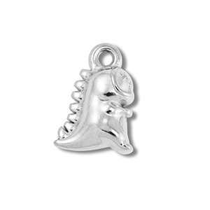 Stainless Steel - Rostfrei Stahl Anh&auml;nger Dino Silver
