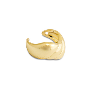 Ohrringe aus Stainless Steel - Rostfreiem Stahl Ear Cuff Gold