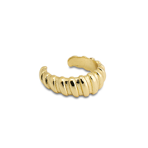 Ohrringe aus Stainless Steel - Rostfreiem Stahl Ear Cuff Gold