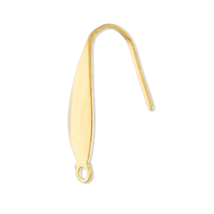 Stainless Steel - Rostfrei Stahl Schmuckzubeh&ouml;r Ohrringe / Ohrh&auml;nger mit &Ouml;se Gold