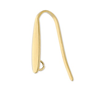 Stainless Steel - Rostfrei Stahl Schmuckzubeh&ouml;r Ohrringe / Ohrh&auml;nger mit &Ouml;se Gold