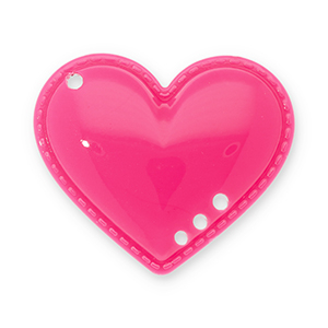 Statement-Anh&auml;nger Herz Dark pink