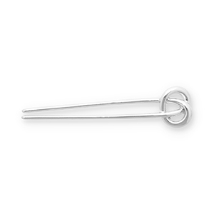 Haarschmuck Franz&ouml;sische Haarnadel Knoten Silver