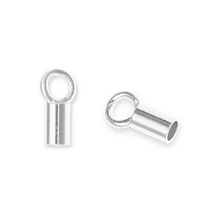 Eco-brass&reg; Metall Zubeh&ouml;r DQ Endkappe Antik silber (Nickelfrei)