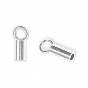 Eco-brass&reg; Metall Zubeh&ouml;r DQ Endkappe Antik silber (Nickelfrei)