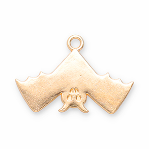 Metall Anh&auml;nger Fledermaus Gold