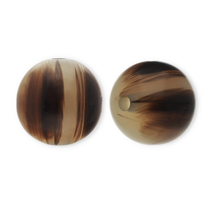 Resin Perlen 12mm Sand beige-brown