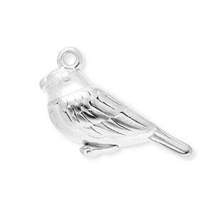 Stainless Steel - Rostfrei Stahl Anh&auml;nger Vogel Silver