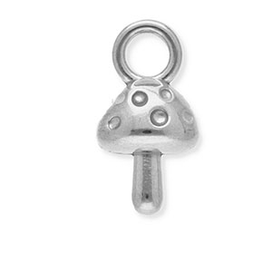 Stainless Steel - Rostfrei Stahl Anh&auml;nger Fliegenpilz Silver