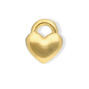 Stainless Steel - Rostfrei Stahl Anh&auml;nger Herz Gold