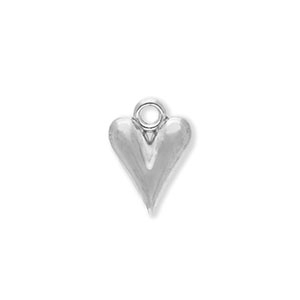 Stainless Steel - Rostfrei Stahl Anh&auml;nger Herz Silver