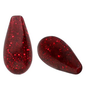 Polaris Elements Perlen Tropfenform Paipo Bordeaux red