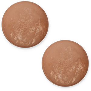 20 mm classic Cabochon Polaris Elements Jais Brown