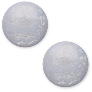 20 mm classic Cabochon Polaris Elements Jais Sky blue