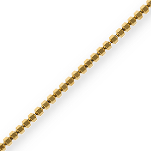 H&auml;matit Perlen Hexagon Gold