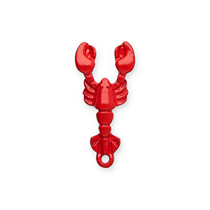Metall Anh&auml;nger Krebs Red
